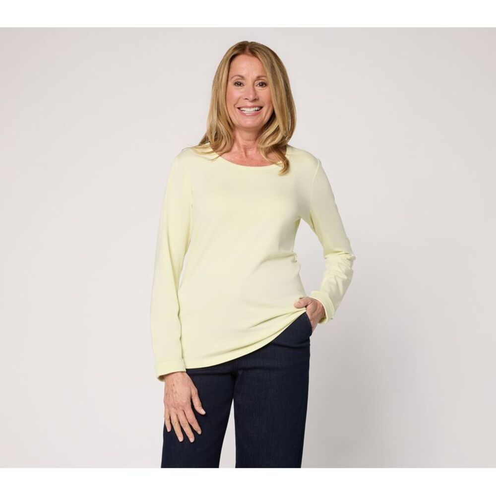 Gloria Vanderbilt Women's Top Sz L Make Your Selection: Denim & Co. Green